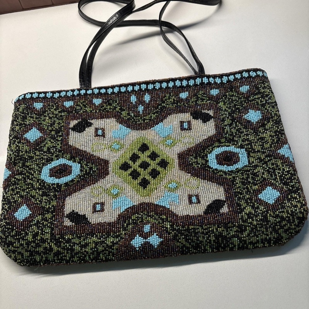 Vintage Glass Beaded Handbag By Y & S Originals